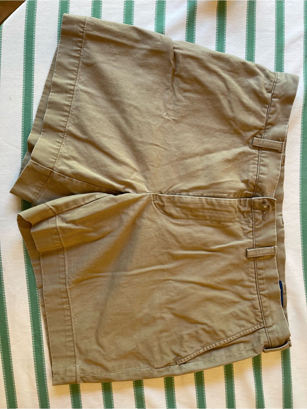 Men's Polo Ralph Lauren Khaki Cotton Blend Shorts 36in waist - 6in inseam